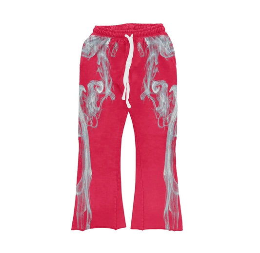 Up In Smoke Flare Pant Pink